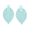 430 Stainless Steel Filigree Pendants X-STAS-S108-01C-2