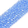 Electroplate Glass Beads Strands EGLA-A044-T2mm-A14-1