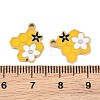 304 Stainless Steel Enamel Pendants SA-CBAA937-01G-3