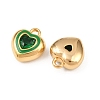 304 Stainless Steel Enamel Pendants STAS-C158-15G-02-2