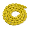 Opaque Solid Color Imitation Jade Beads Strands GLAA-N005-P8mm-D06-2