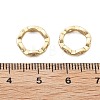 Brass Micro Pave Cubic Zirconia Beads Frame KK-H495-03KCG-2