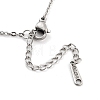 Non-Tarnish 304 Stainless Steel Pendant Necklaces NJEW-P306-03P-3