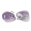 Natural Amethyst Pendants G-E603-01P-03-3