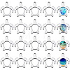 20Pcs Stainless Steel Pendants STAS-SC0021-05-1