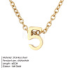 304 Stainless Steel Number Pendant Necklaces FS-WG6717D-03-1