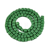 Opaque Frosted Glass Beads Strands GLAA-N072-01A-B09-2