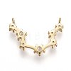 Brass Micro Pave Cubic Zirconia Pendants LS-ZIRC-F099-20G-09-2