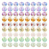  180Pcs 9 Colors Baking Painted Crackle Glass Beads DGLA-TA0001-06-1