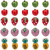 25Pcs 5 Styles Handmade Porcelain Beads PORC-PA0001-52-1