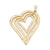 Rack Plating Alloy Big Pendants PALLOY-N179-82MG-1