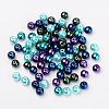 Ocean Mix Pearlized Glass Pearl Beads HY-X006-8mm-11-2