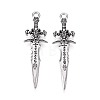 Tibetan Style Alloy Pendant X-FIND-A042-27P-1