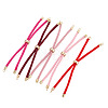 5Pcs 5 Colors Polyester Cord Bracelet Making MAK-TA0001-40-2