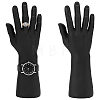 2Pcs PVC Male Mannequin Right Hand Jewelry Bracelet Watch Ring Display Stands ODIS-UN0001-13-1