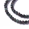 Natural Ruby in Zoisite Beads Strands G-F596-33-2mm-3