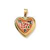 304 Stainless Steel Locket Pendants STAS-H255-02G-02-1