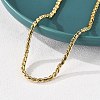 304 Stainless Steel Rope Chain Necklaces for Women NJEW-Q026-02G-2