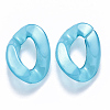 Imitation Jelly Acrylic Linking Rings OACR-S036-001B-E01-1