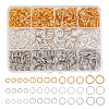 660Pcs 12 Styles Iron Open Jump Rings IFIN-AR0001-36-1