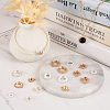 14pcs 14 style Brass Pendant Cabochon Settings & Cabochon Connector Settings FIND-BY0001-13-7