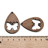 Walnut Wood Pendants FIND-Z050-09C-3