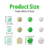 88Pcs 12 Style Silicone Beads SIL-TA0001-21-14