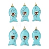 Synthetic Turquoise Pendants G-Z134-06G-03-1