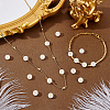 20Pcs 10 Styles Natural White Shell Flat Round Beads BSHE-PH0001-62-4