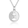 Non-Tarnish 201 Stainless Steel Pendant Necklaces NJEW-T009-JN133-40-1-1