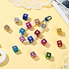 30Pcs UV Plating Acrylic Beads OACR-SC0002-45-5