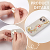 3Pcs Alloy Enamel Pendant Decorations HJEW-UN00131-4