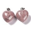 Natural Rhodonite Pendants G-I311-A02-2