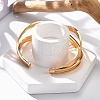Brass Cuff Bangles for Women BJEW-F482-09G-3