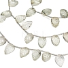 Natural Green Quartz Carved Beads Strands GG-CBA0C95-E11-2