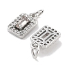 Brass Micro Pave Cubic Zirconia Charms KK-C051-11P-03-2