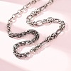Vintage 304 Stainless Steel Mixed Chain Necklaces NJEW-C115-11AS-2