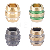 Unicraftale 4Pcs 4 Colors Brass European Beads KK-UN0001-84-1