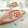 DIY Rainbow Color Pride Jewelry Making Finding Kit DIY-TA0004-73-26