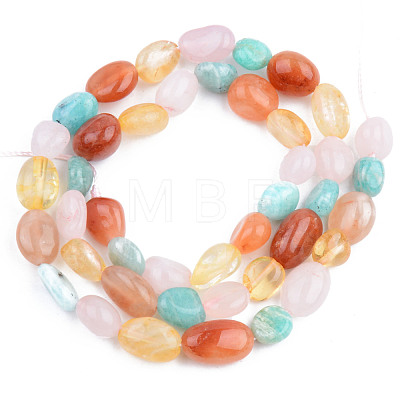 Natural Mixed Gemstone Beads Strands G-S359-153-1