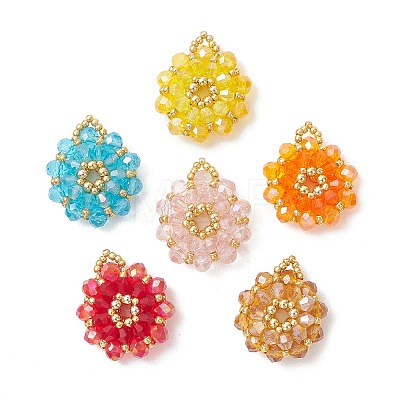 Glass Pendants PALLOY-MZ01262-1