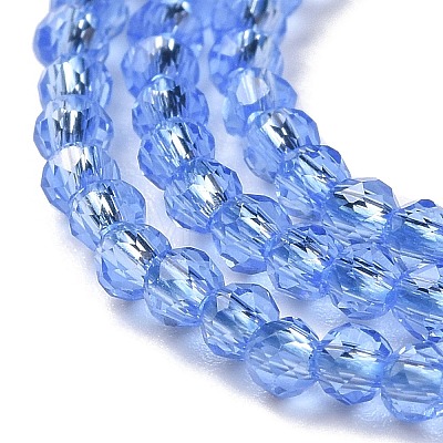 Transparent Glass Beads Strands GLAA-H021-03-10-1