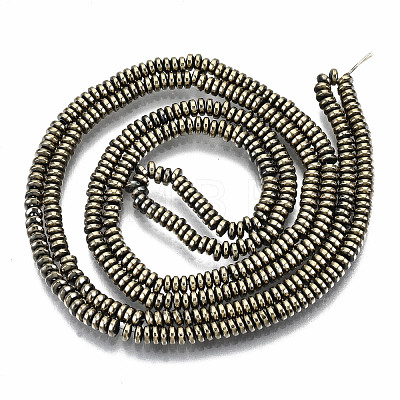 Electroplate Non-magnetic Synthetic Hematite Beads Strands G-T114-58-02-1