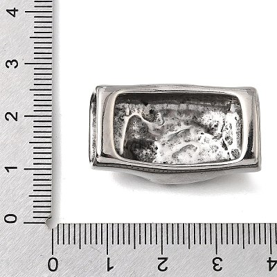 304 Stainless Steel Slide Charms STAS-F356-01AS-1