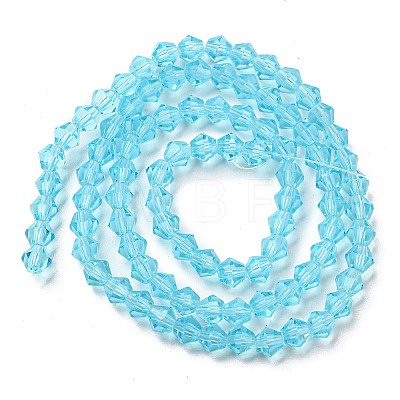 Transparent Glass Beads Strands GLAA-F029-2mm-20-1
