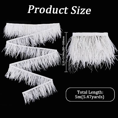 5M Fashion Ostrich Feather Trimming DIY-GF0009-45B-02-1