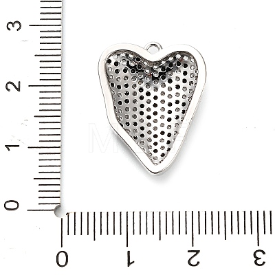 Brass Micro Pave Cubic Zirconia Pendants KK-L229-070P-1