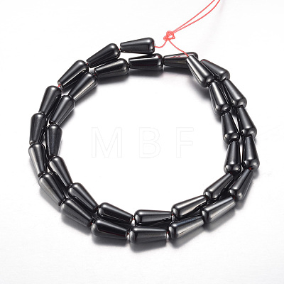 Magnetic Synthetic Hematite Bead Strands G-A164-16-1