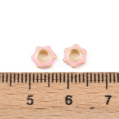 Brass Beads KK-H524-15G-04-1