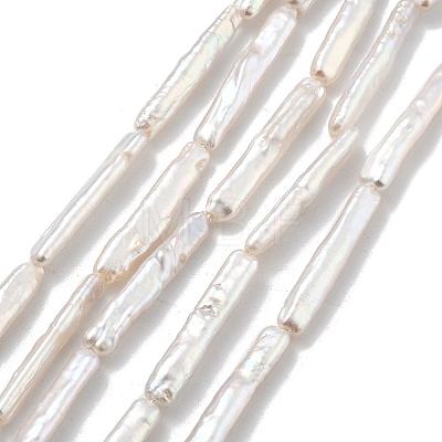 Natural Baroque Keshi Pearl Beads Strands PEAR-P064-05A-03A-1